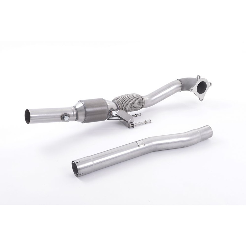 Volkswagen Golf R (2009-2014) MK6 R Milltek Sport Large Bore Downpipe w/ Race Cat (For Milltek Sport Cat-back) - SSXAU200R