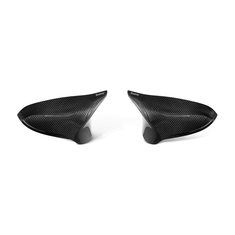 BMW M2 (2016-2018) Akrapovic Carbon Fibre Mirror Cap Set (Gloss)
