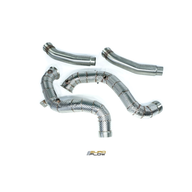Mercedes-Benz C63S (2013-2022) W205 EuroFlow Downpipes