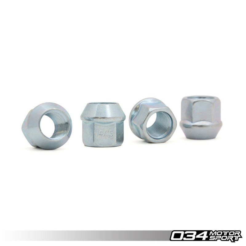 034-604-1003 - 034Motorsport Wheel Nuts, Cone Seat, M14x1.5 - Audi & Volkswagen