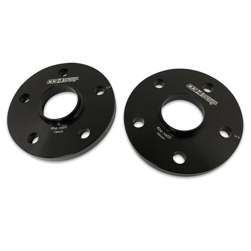 034-604-7002 - 034Motorsport Wheel Spacer Pair, 15mm, Audi/Volkswagen 5x112mm with 57.1mm Centre Bore