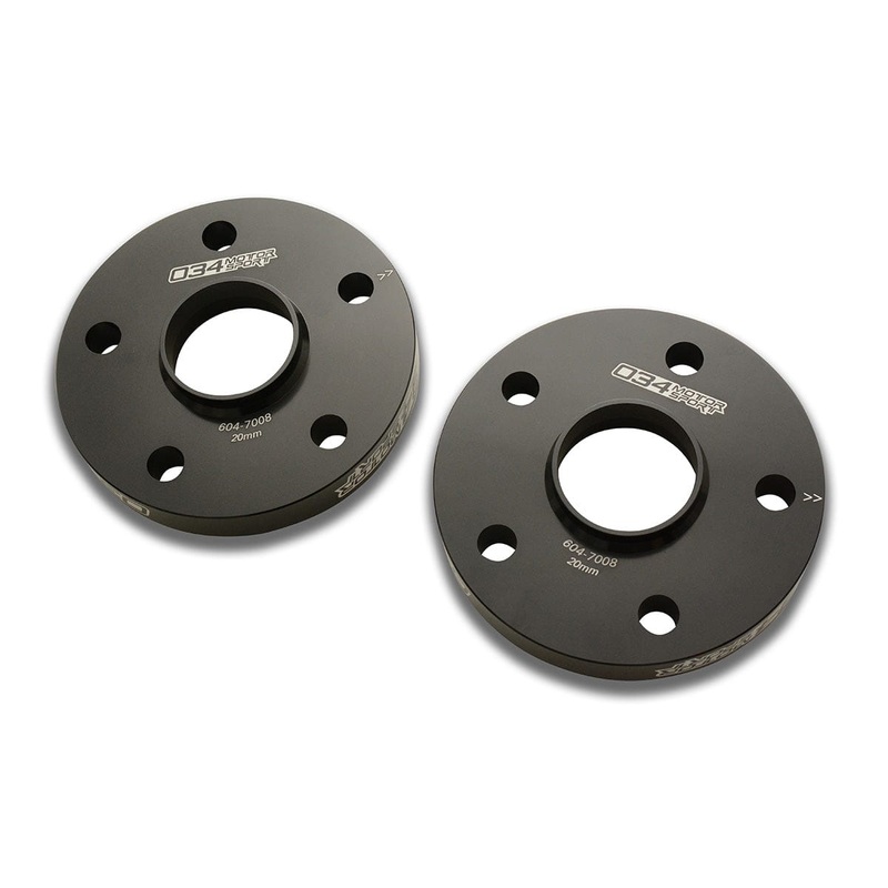 034-604-7008 - 034Motorsport Wheel Spacer Pair, 20mm, Audi/Volkswagen 5x112mm with 57.1mm Centre Bore