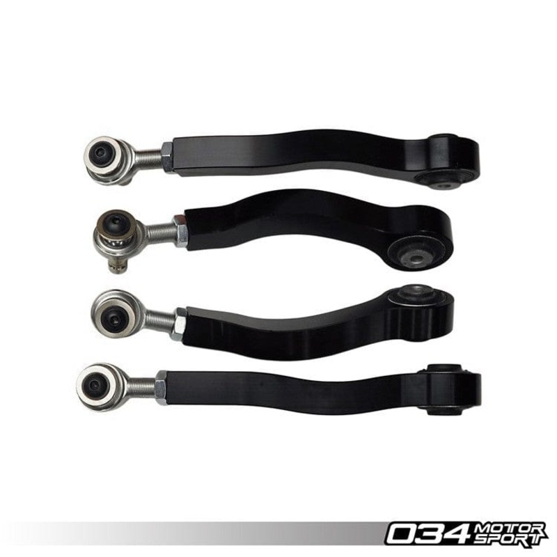 034 Motorsport - DENSITY LINE CONTROL ARM KIT UPPER ADJUSTABLE, B8/B8.5 AUDI A4/S4, A5/S5/RS5 & Q5/SQ5, Camber Correcting, Late (M14) - 034-401-1054