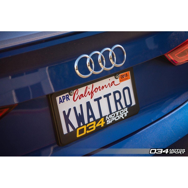 034-A03-0000 - 034Motorsport License Plate Frame