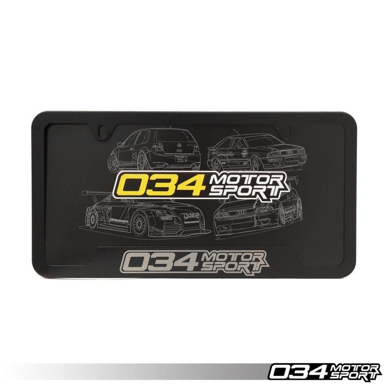 034-A03-0001 - 034Motorsport License Plate Frame, Metal, 03