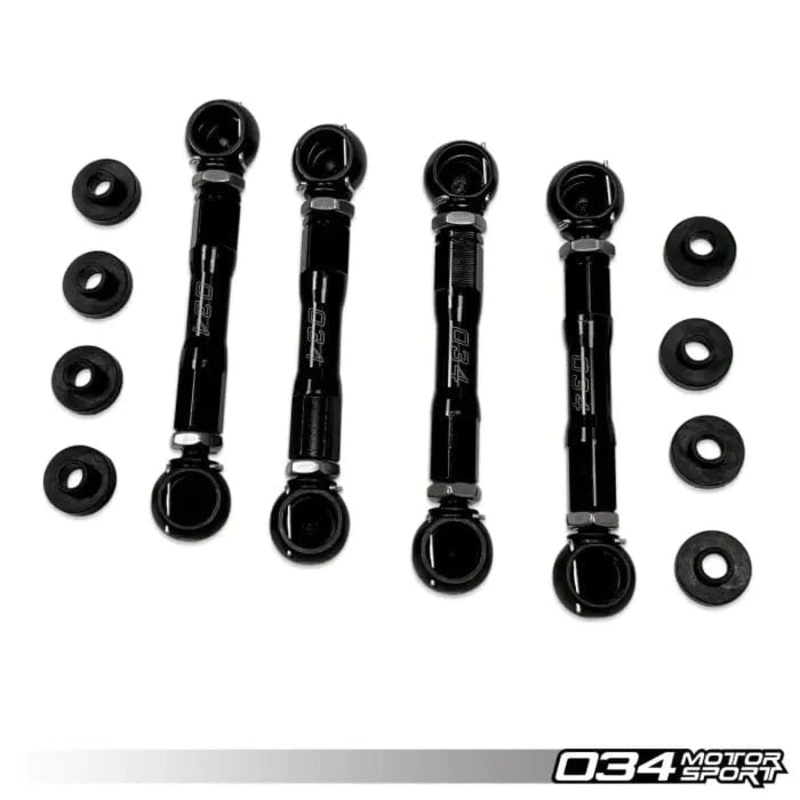 034 Motorsport - Audi C7 (Adaptive Air Suspension) - Adjustable Lowering Link Kit - 034-401-Z067