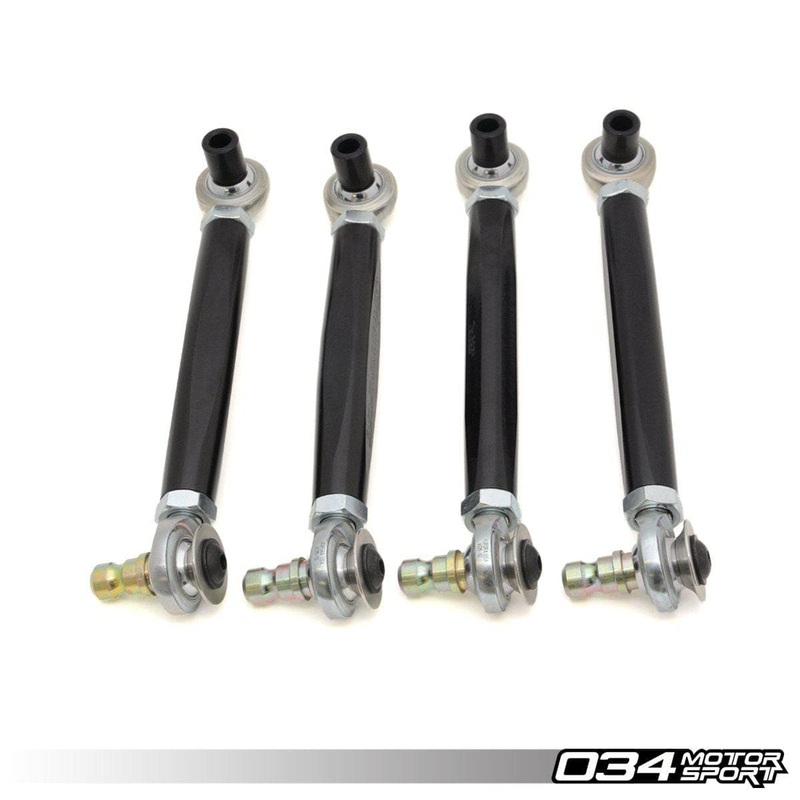 034-401-1006 - 034Motorsport Audi B5/B6/B7 Adjustable Upper Control Arm Kit, Fully Spherical, Front
