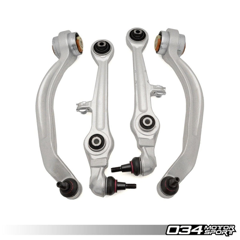 034-401-1014 - 034Motorsport Density Line Lower Control Arm Kit, Early B5/C5 Audi S4/RS4 & A6/S6/RS6, B5 Volkswagen Passat with Aluminum Uprights