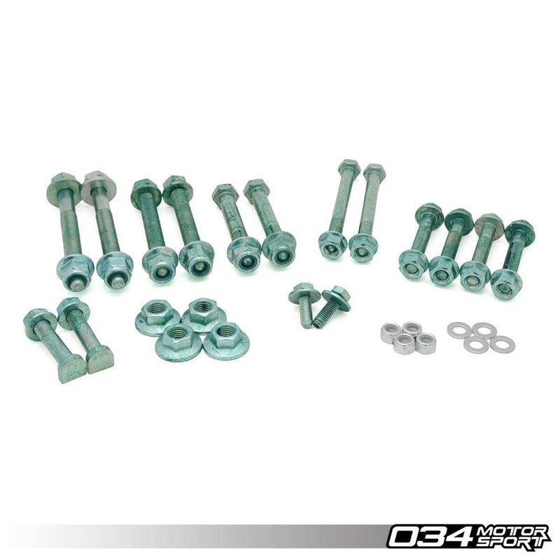 034-401-H000-STL - 034Motorsport Control Arm Kit Hardware Kit, B5 and C5 with Steel Uprights