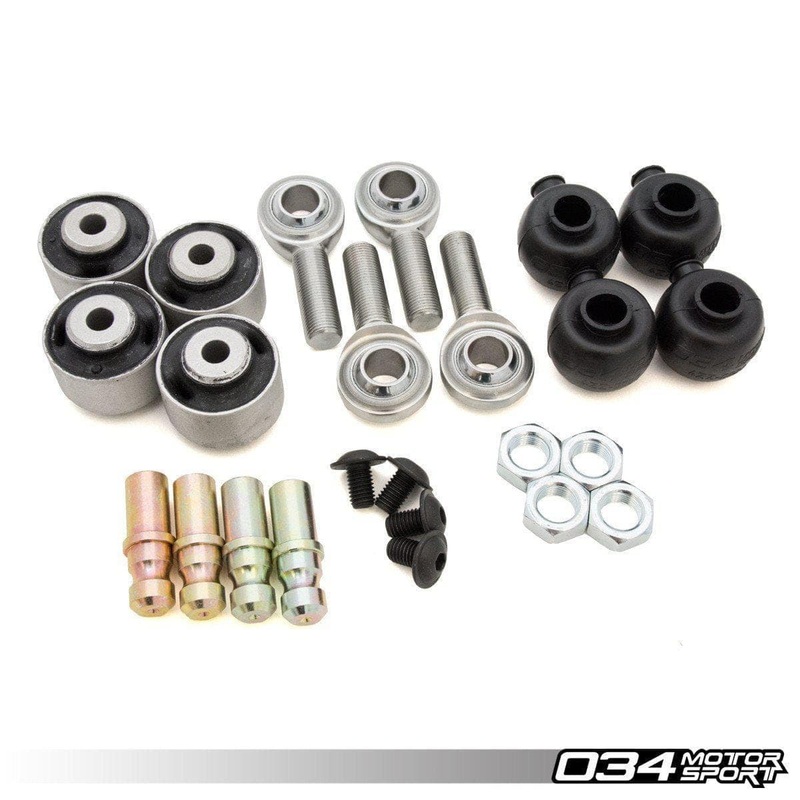 034-401-Z000 - 034Motorsport REBUILD KIT, DENSITY LINE ADJUSTABLE FRONT UPPER CONTROL ARMS FOR B5/B6/B7