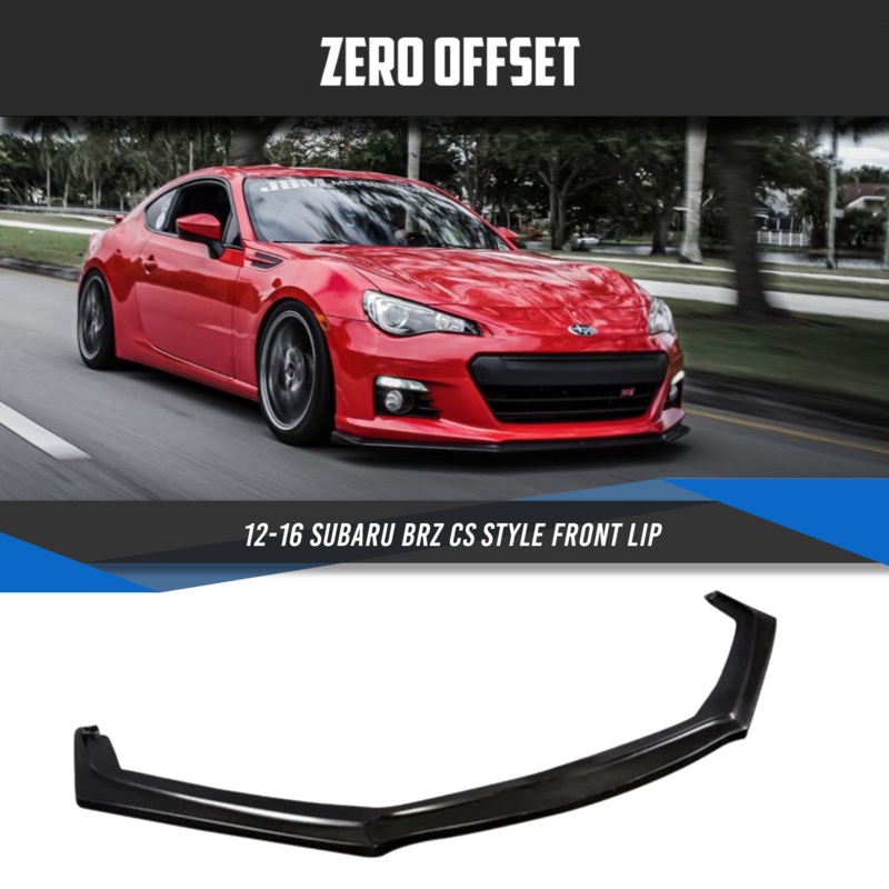 CS Style Front Lip for 12-16 Subaru BRZ (ZC6)