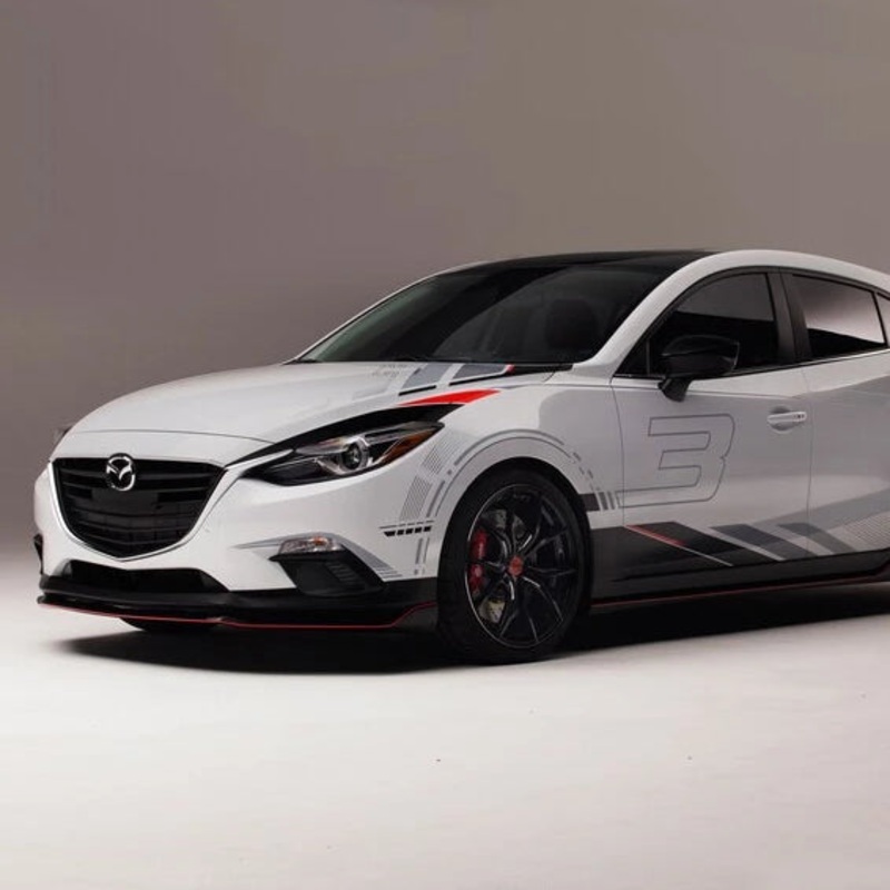 Kuroi Style Front Lip for 13-16 Mazda 3 BM