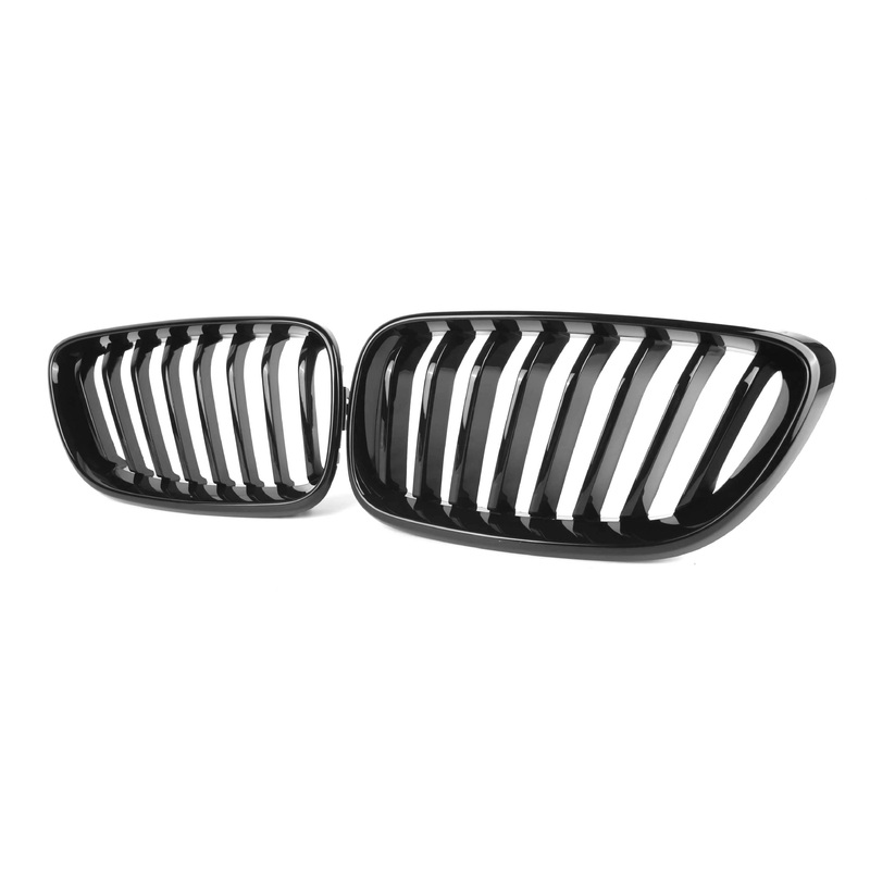 M Performance Style Gloss Black Grill (Single Slat) For BMW 2 Series F22 F23 / M2 F87 Non Comp  14-20