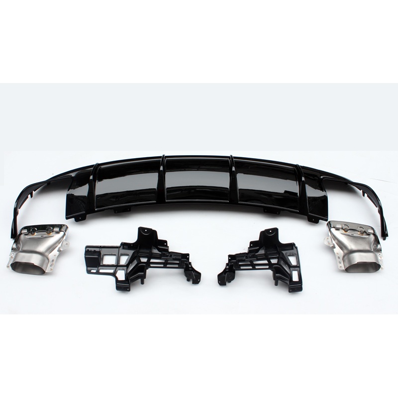 AMG Style Rear Diffuser & Exhaust Tips for Mercedes CLA Class C117 Coupe / X117 Wagon 17-18