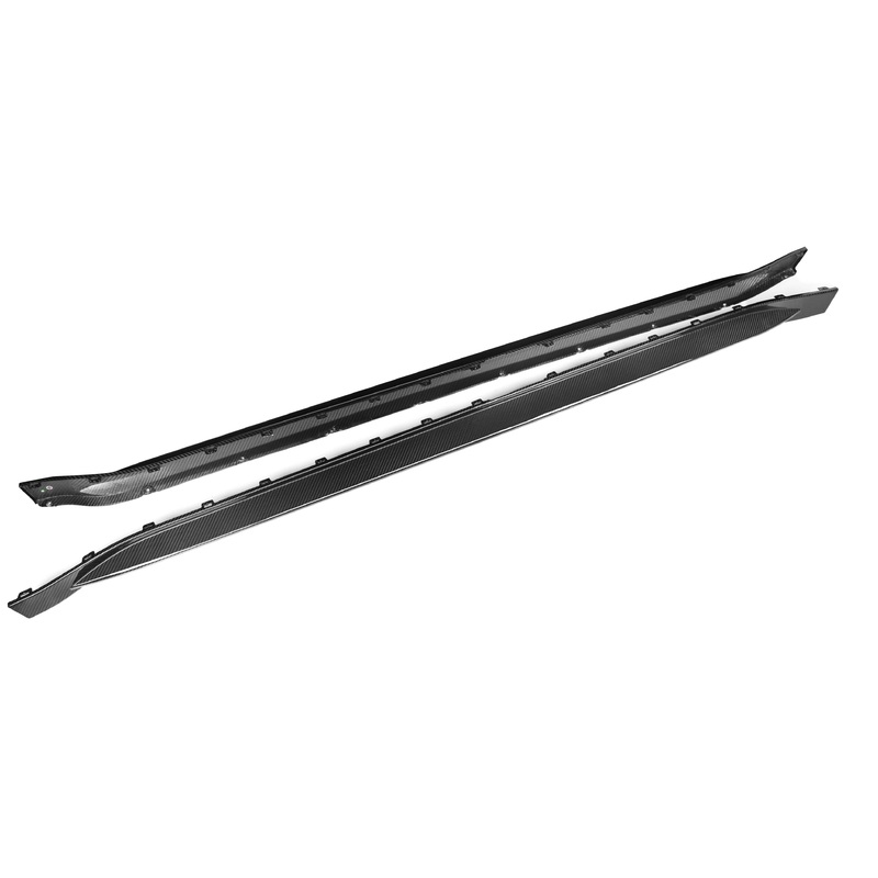 OEM Style Pre Pregged Dry Carbon Side Skirts For BMW M3 G80 G81 20+