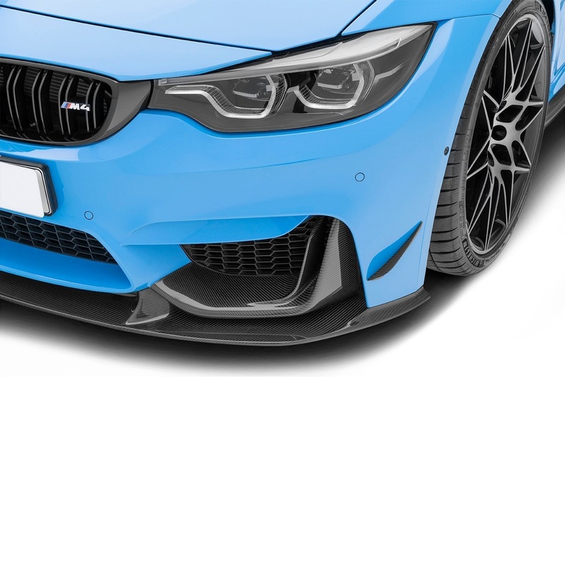 BMW M3 F80 & M4 F82 Carbon Fiber Front Bumper Canards 2013-2020
