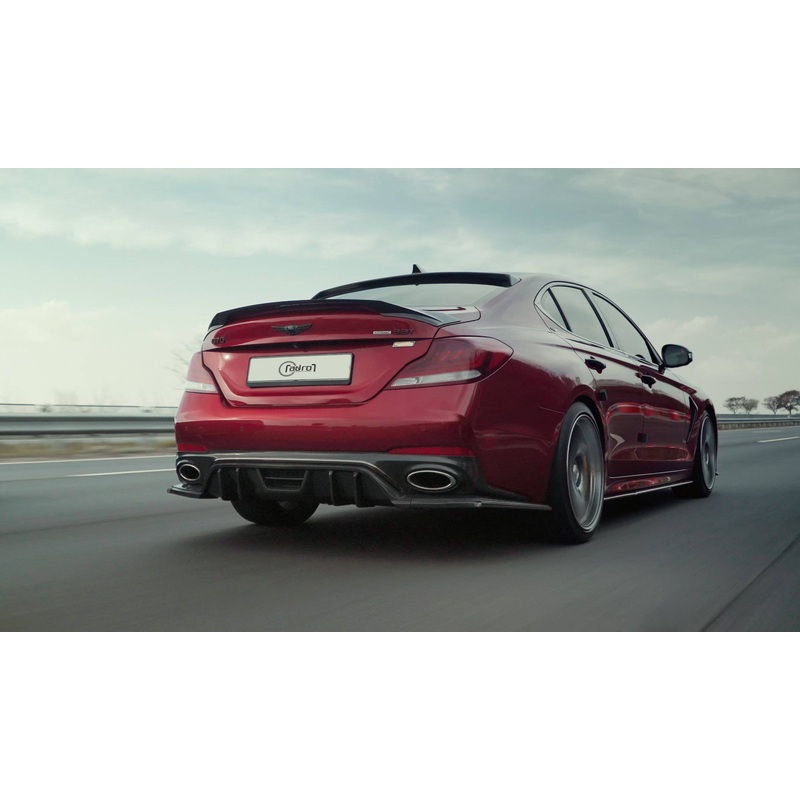 Genesis G70 3.3L Carbon Fiber Rear Diffuser V2 2019-2021