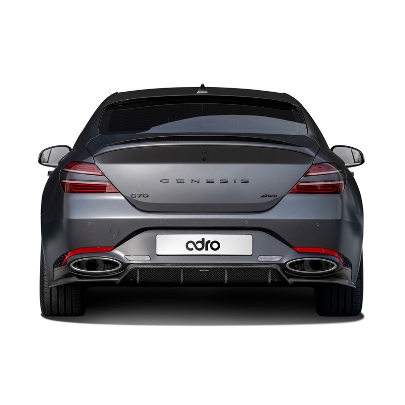 Genesis G70 Facelift Carbon Fiber Rear Diffuser 2022+