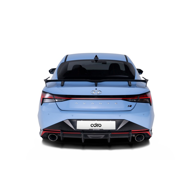Hyundai Elantra N i30 N Sedan Carbon Fiber Rear Diffuser 2021-2023