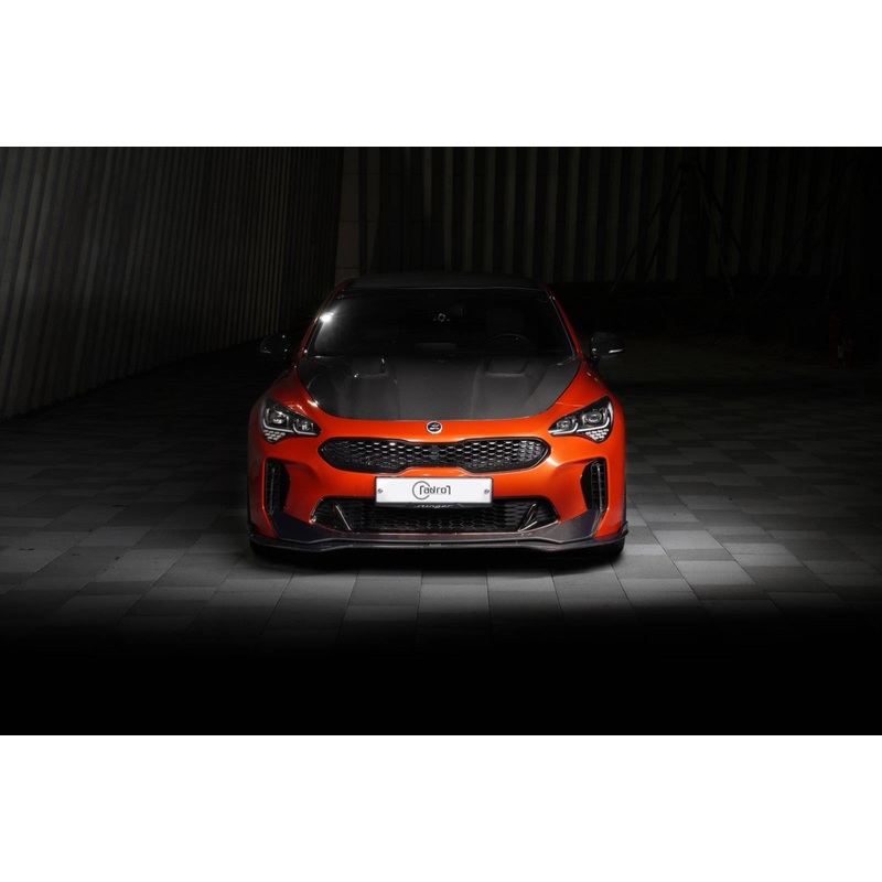 Kia Stinger Carbon Fiber Front Lip V2 2018-2023