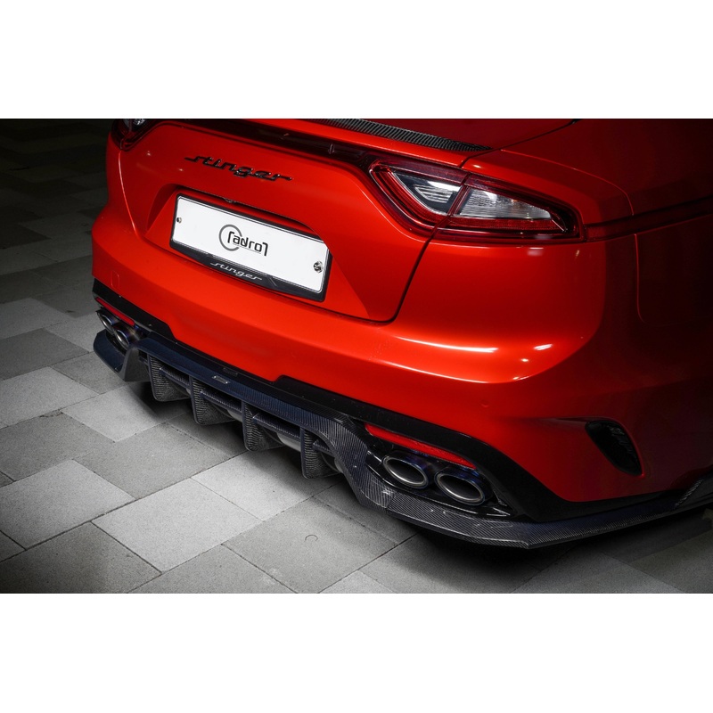 Kia Stinger Carbon Fiber Rear Diffuser V2 2018-20