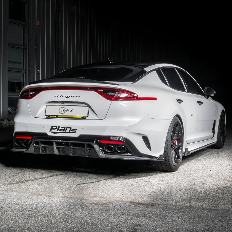 Kia Stinger Carbon Fiber Trunk Spoiler V2 2018-2023