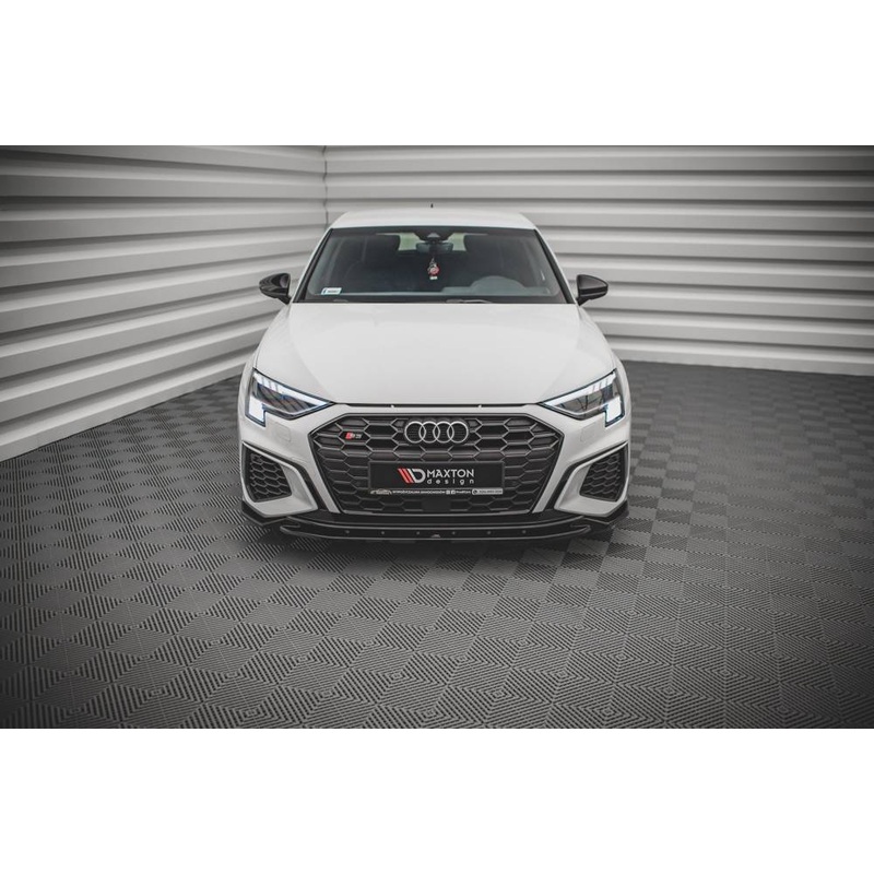 Audi A3 (ALL YEARS) 8Y Maxton Design Front Splitter V.2 Audi S3 8Y / A3 S-Line 8Y