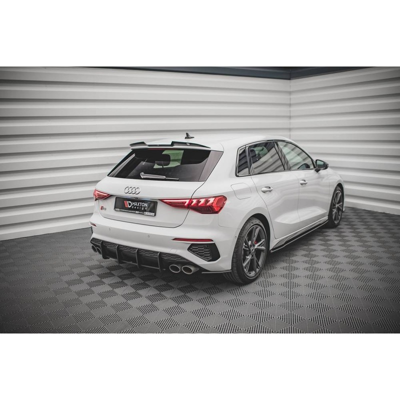 Audi A3 (ALL YEARS) 8Y Maxton Design Spoiler Cap V.1 Audi S3 8Y / A3 S-Line 8Y Sportback