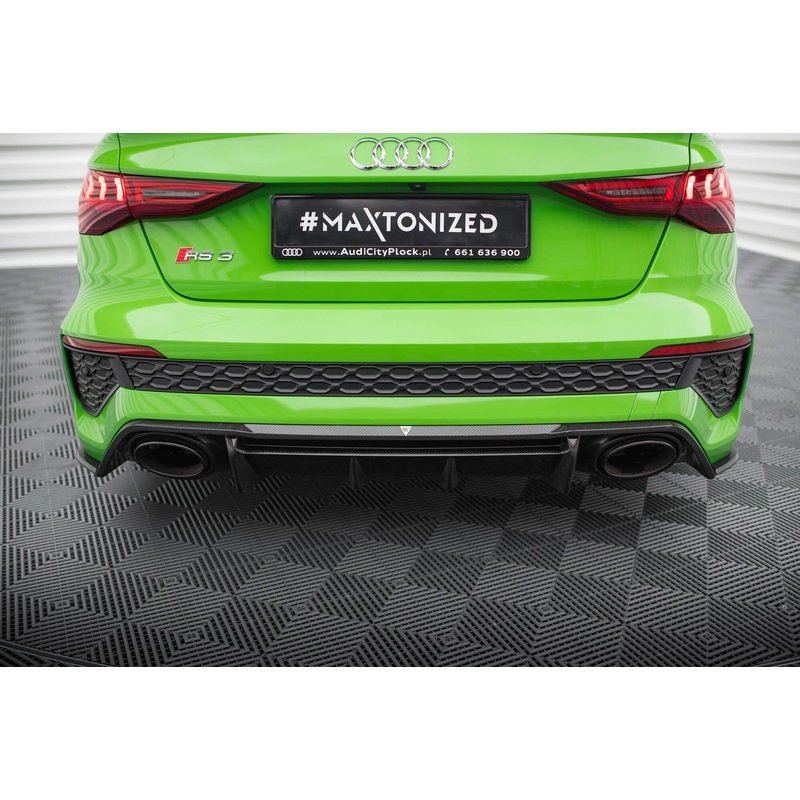 Audi RS3 (2021-2024) 8Y Sedan Maxton Carbon Fiber Rear Diffuser