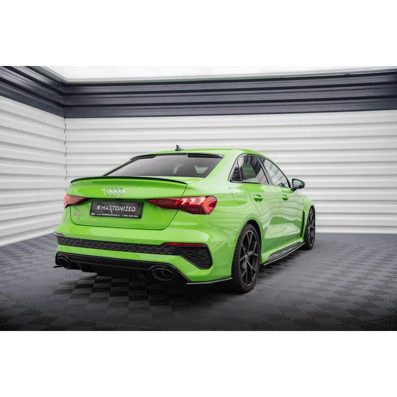 Audi RS3 (2021-2024) 8Y Sedan Maxton Carbon Fiber Rear Side Splitters