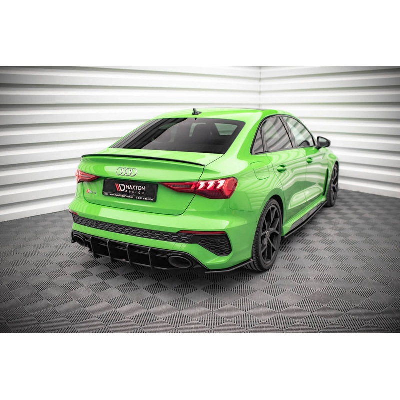 Audi RS3 (2021-2024) 8Y Sedan Maxton Design Racing Durability Rear Side Splitters