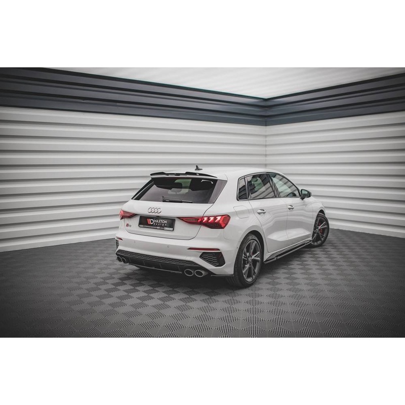 Audi S3 (ALL YEARS) 8Y Maxton Design Central Rear Splitter Audi S3 8Y Sportback