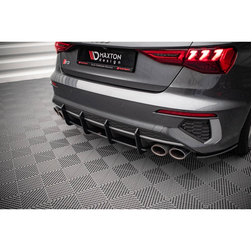 Audi S3 (ALL YEARS) 8Y Maxton Design Racing Durability Diffuser Audi S3 8Y Street Pro Sedan