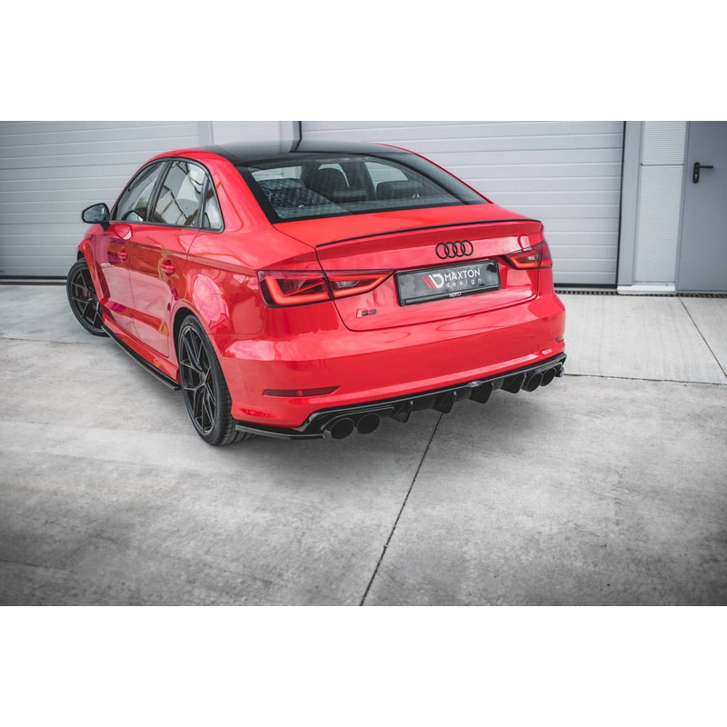 Audi S3 (ALL YEARS)  Maxton Design Audi S3 Sedan Rear Side Splitters