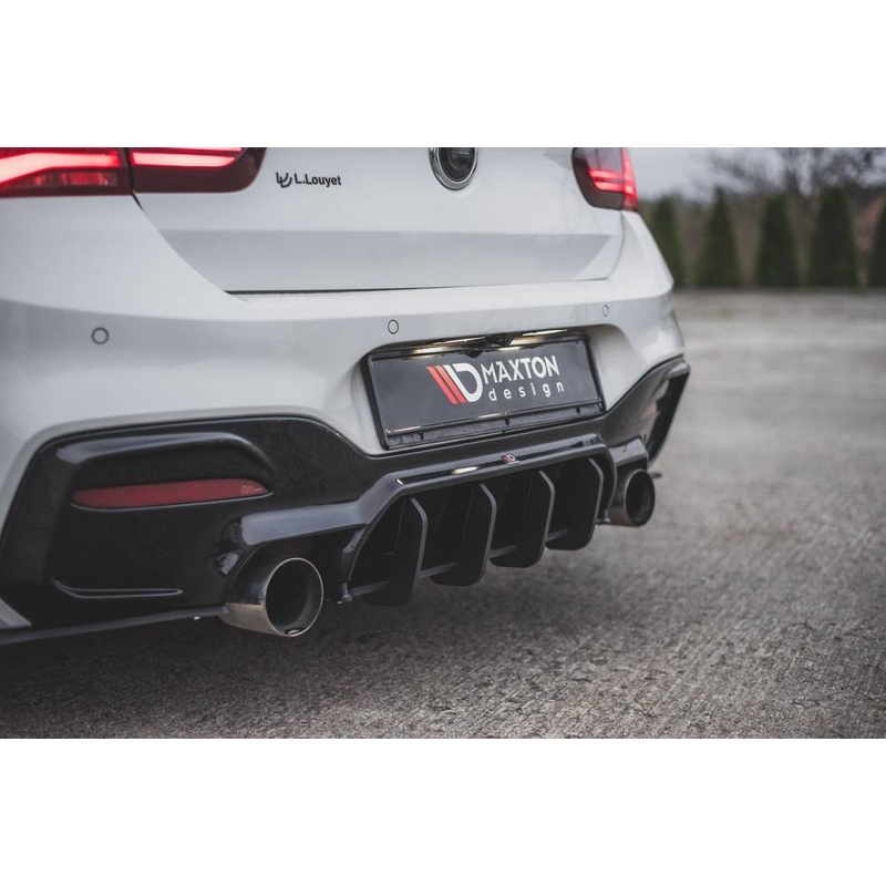 BMW 1M (ALL YEARS) F20 Maxton Design BMW 1M F20 (Facelift) Street Pro Rear Diffuser V.4