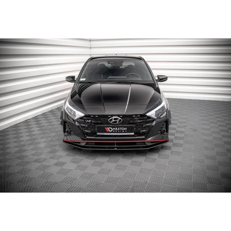 Hyundai i20 N (ALL YEARS) MK3 Maxton Design Racing Durability Front Splitter Hyundai i20 N Mk3 Street Pro