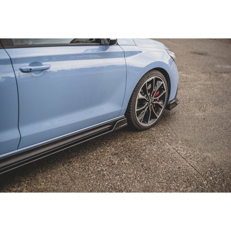 Hyundai I30 (ALL YEARS) MK3 Maxton Design Hyundai i30 Mk3 N Side Skirts V.4