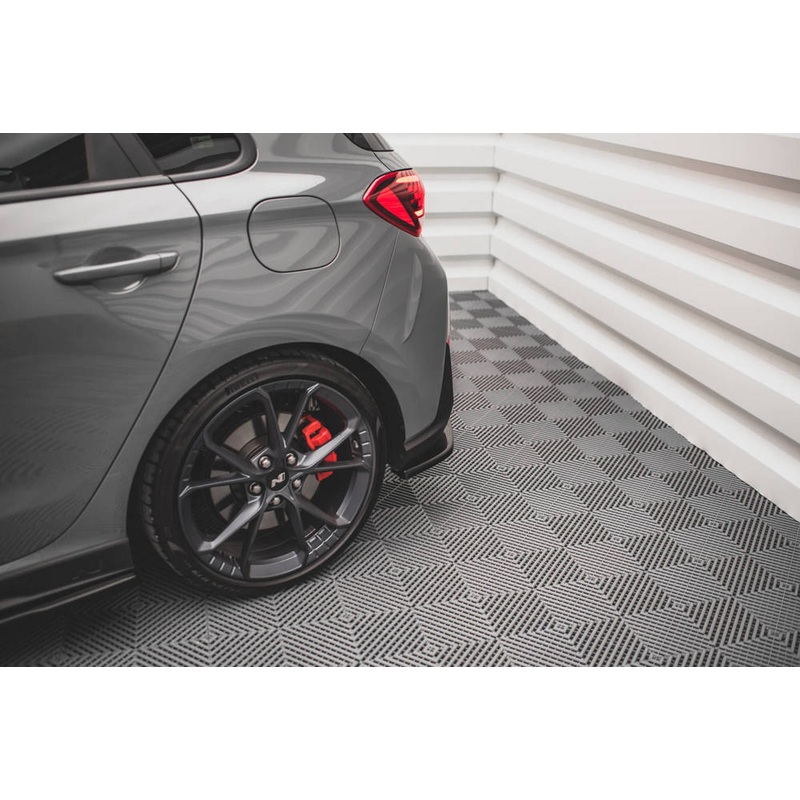 Hyundai i30 N (ALL YEARS) Mk3.5 Maxton Design Hyundai i30 N Mk3.5 Facelift Hatchback Rear Side Splitters v2