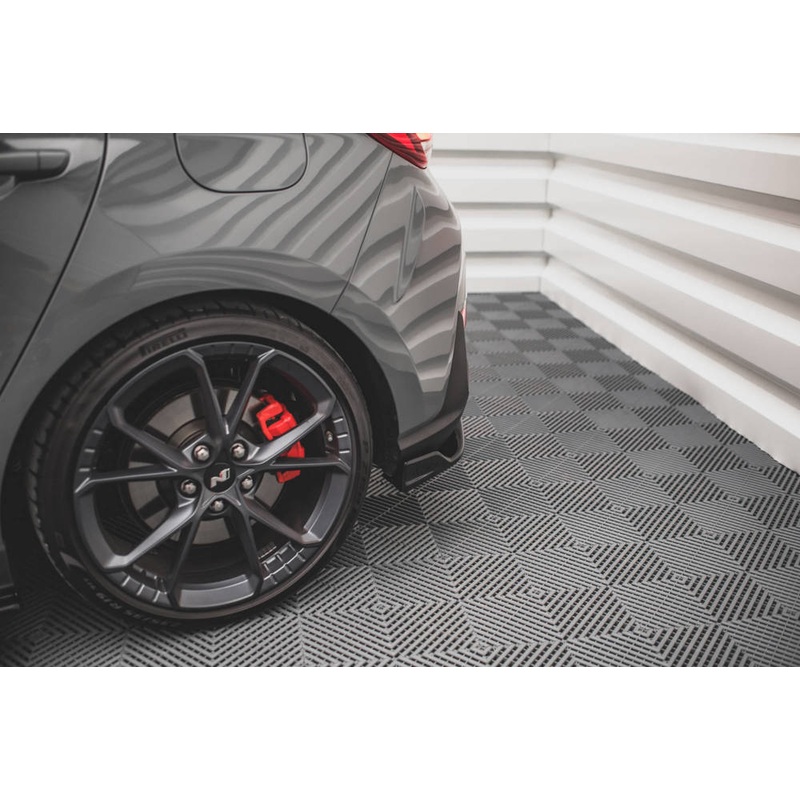 Hyundai i30 N (ALL YEARS) Mk3.5 Maxton Design Hyundai i30 N Mk3.5 Facelift Hatchback Rear Side Splitters v3