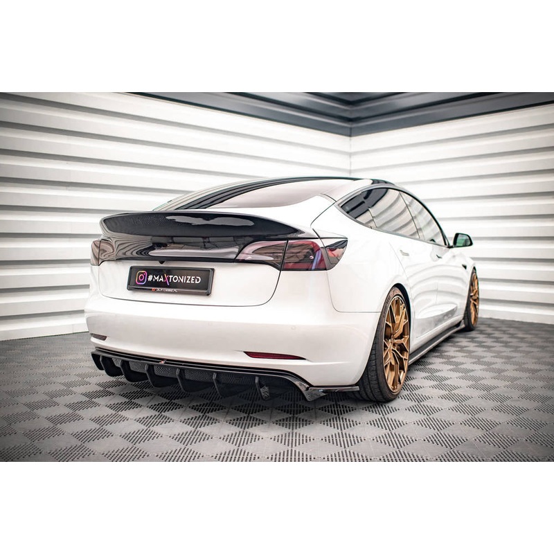 Tesla Model 3 (2017-2024) Maxton Design Rear Side Splitters V.2