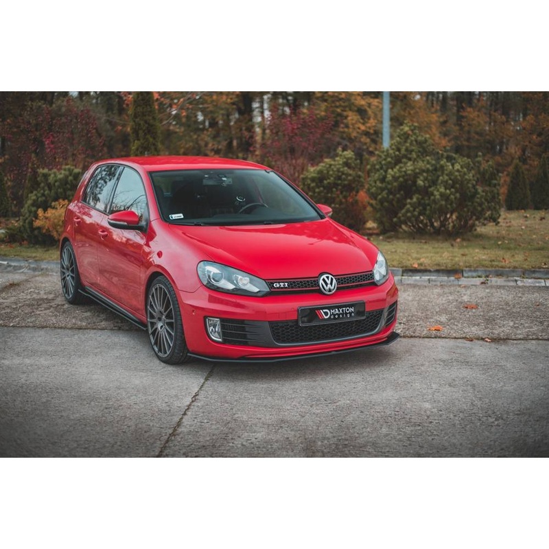 Volkswagen Golf (ALL YEARS) GT Maxton Design Racing Durability Front Splitter V.W Golf MK6 GTI Front Lip