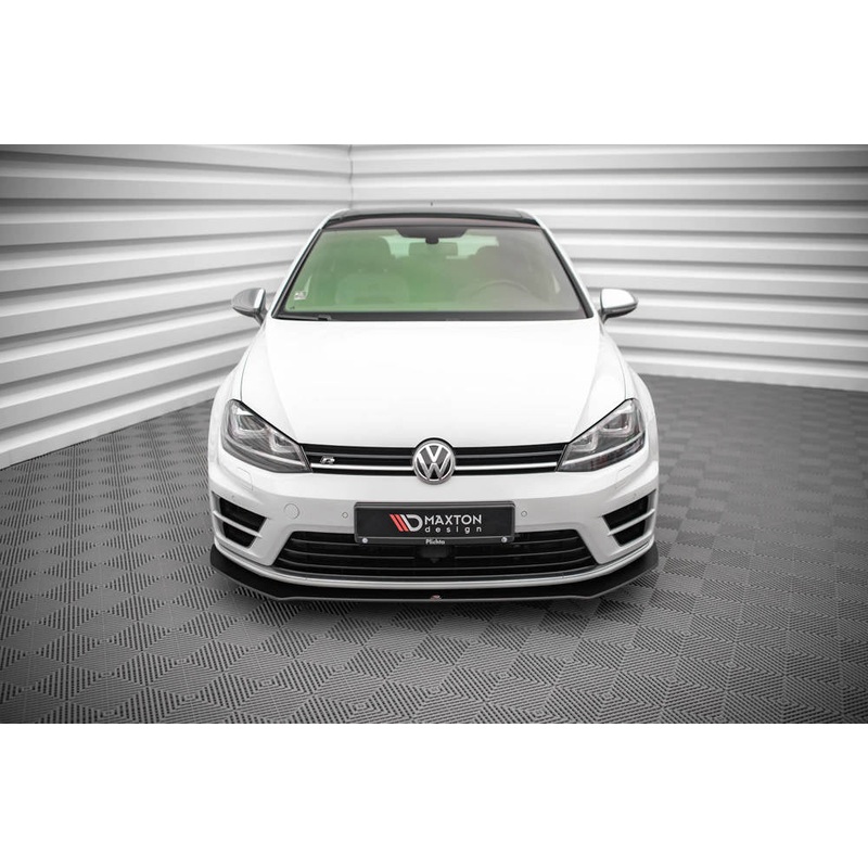 Volkswagen Golf (ALL YEARS) MK7 Maxton Design Racing Durability Front Splitter V.W Golf MK7 R Front Lip