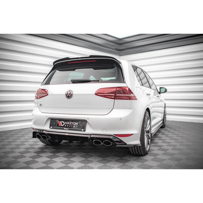 Volkswagen Golf (ALL YEARS) MK7 Maxton Design Rear Side Splitters v4 V.W Golf Mk7 R (Prefacelift)