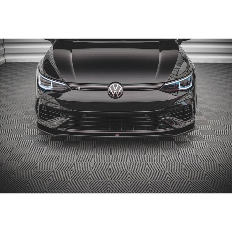 Volkswagen Golf (ALL YEARS) Mk8 Maxton Design Front Splitter V.3 V.W Golf Mk8 R Front Lip