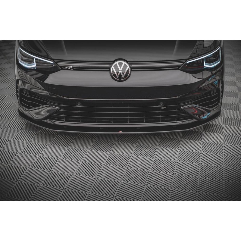 Volkswagen Golf (ALL YEARS) Mk8 Maxton Design Racing Durability Front Splitter V.W Golf MK8 R Front Lip
