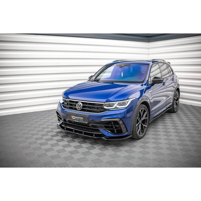 Volkswagen Tiguan R/R-Line (2021-) MK2 Maxton Design Front Splitter Lip V.3