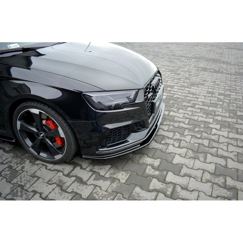 Audi RS3 (2017-2021) 8V. Hatch Maxton Design Front Splitter Lip V.1