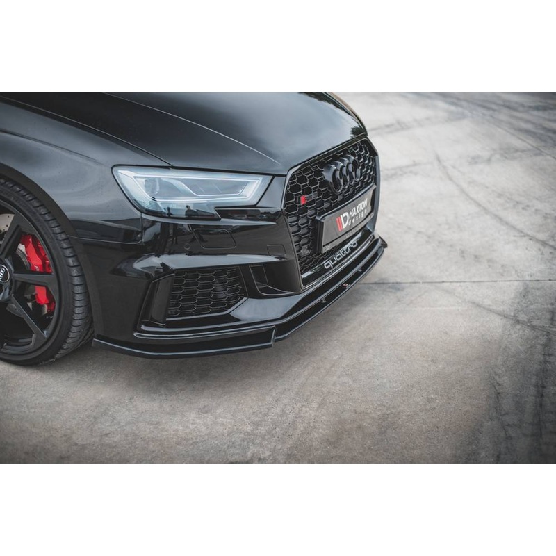 Audi RS3 (2017-2021) 8V Maxton Design Front Splitter Lip V.4