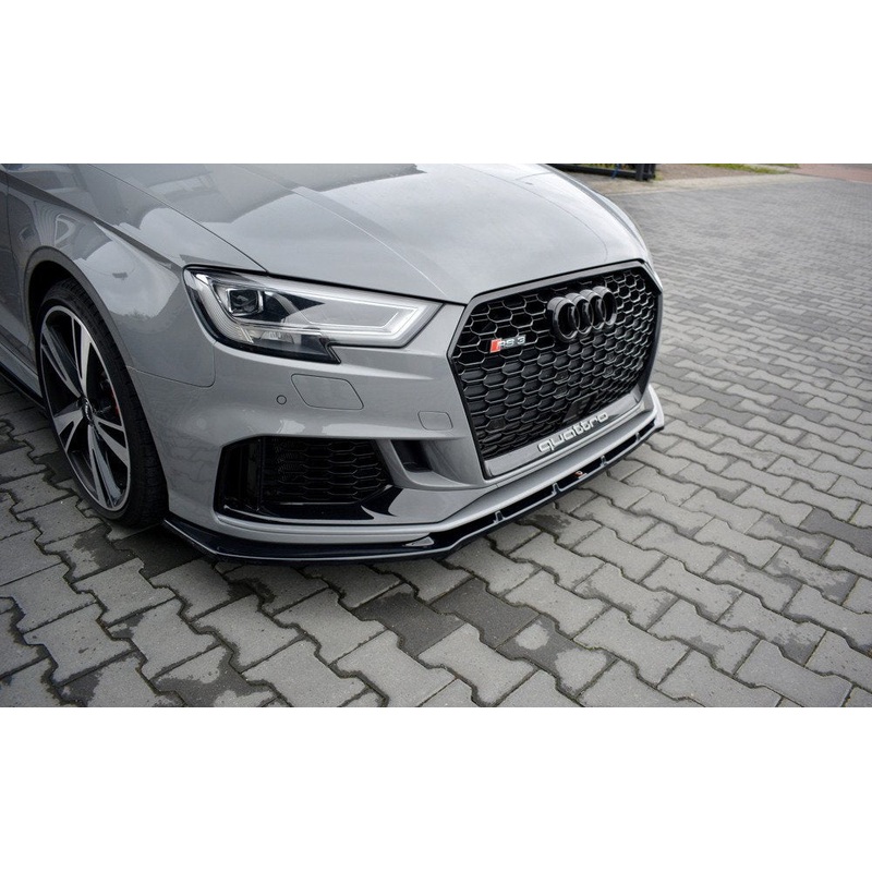 Audi RS3 (2017-2021) 8V. Sedan Maxton Design Front Splitter Lip V.1