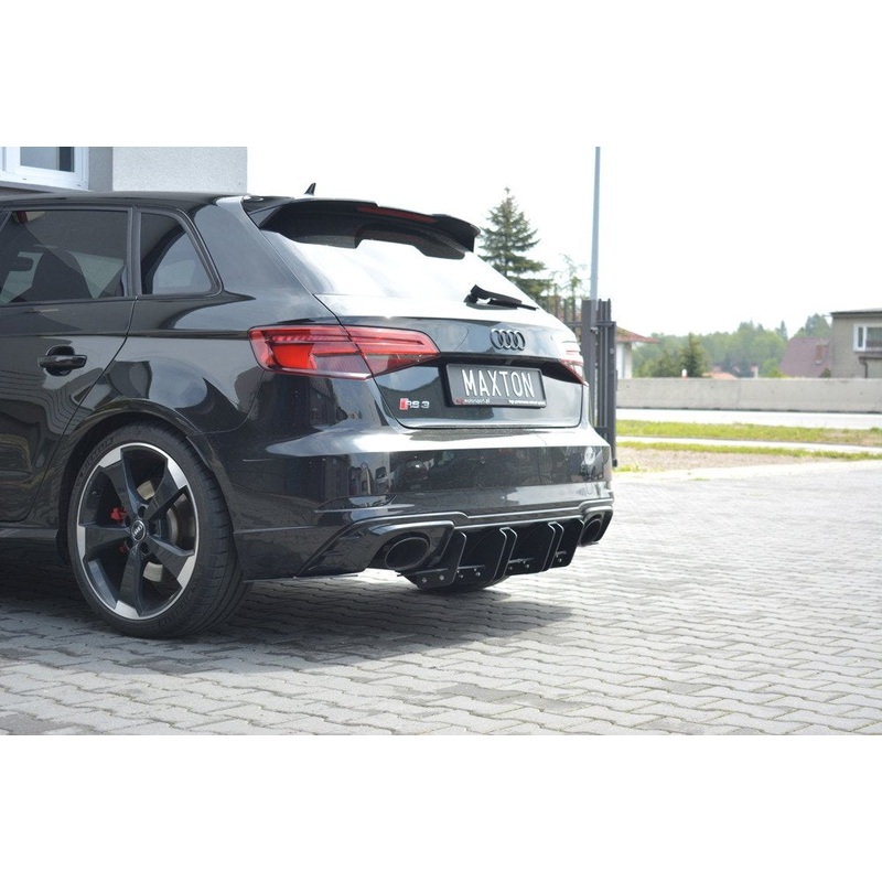 Audi RS3 (ALL YEARS) 8V. Maxton Design Audi RS3 8V. Facelift Hatch Back Rear Diffuser V.2